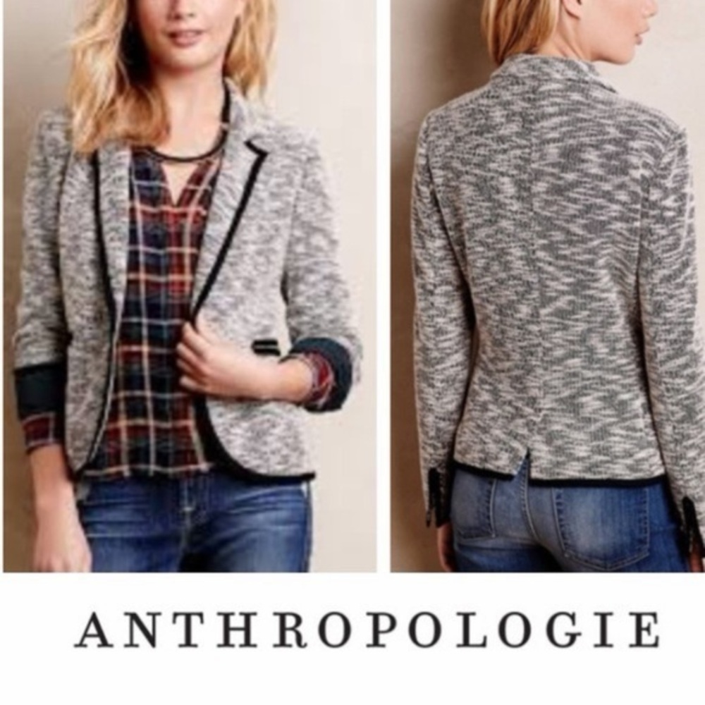 Cartonnier Lake House Blazer Anthropologie Size 4